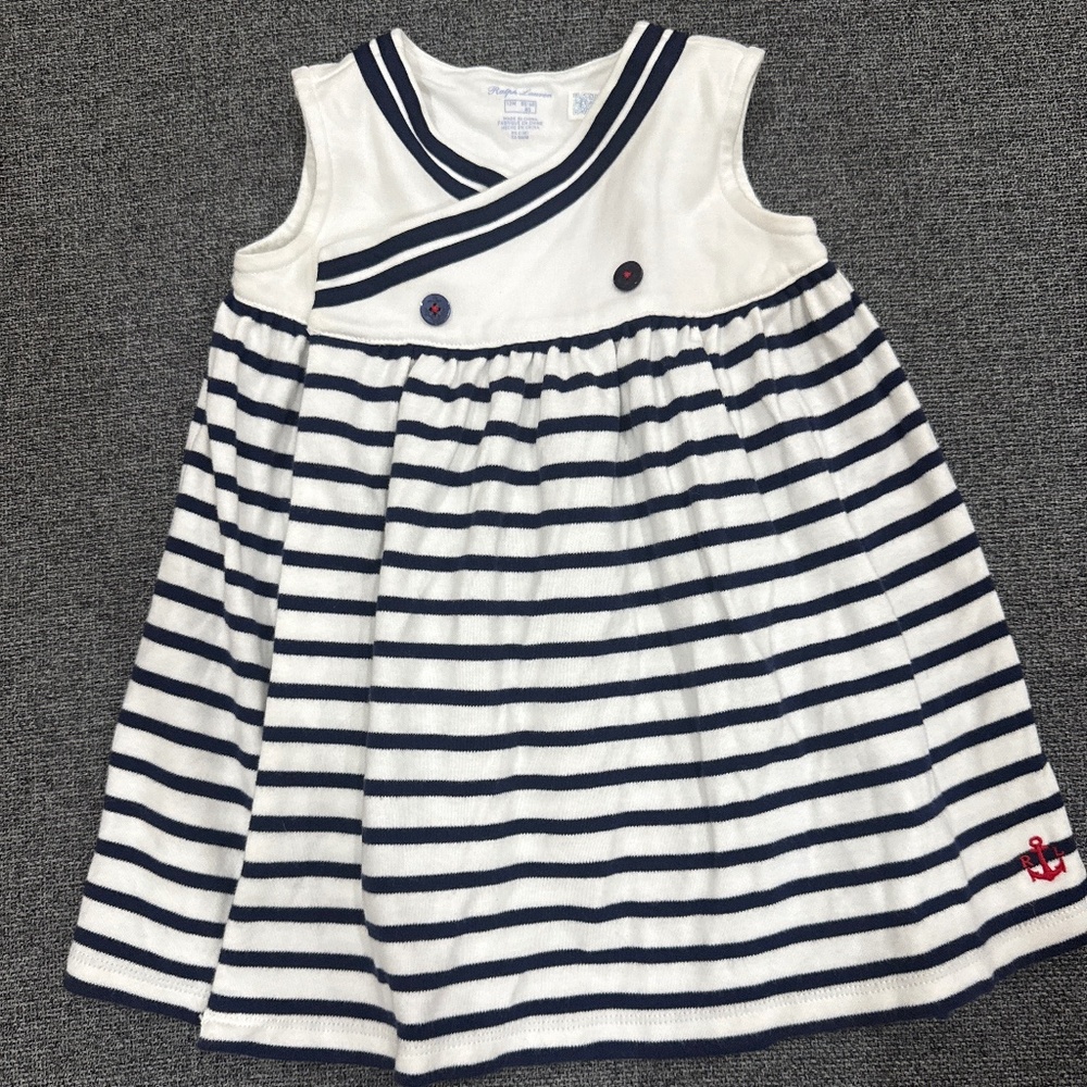 Ralph Lauren Blue and white sailor dress